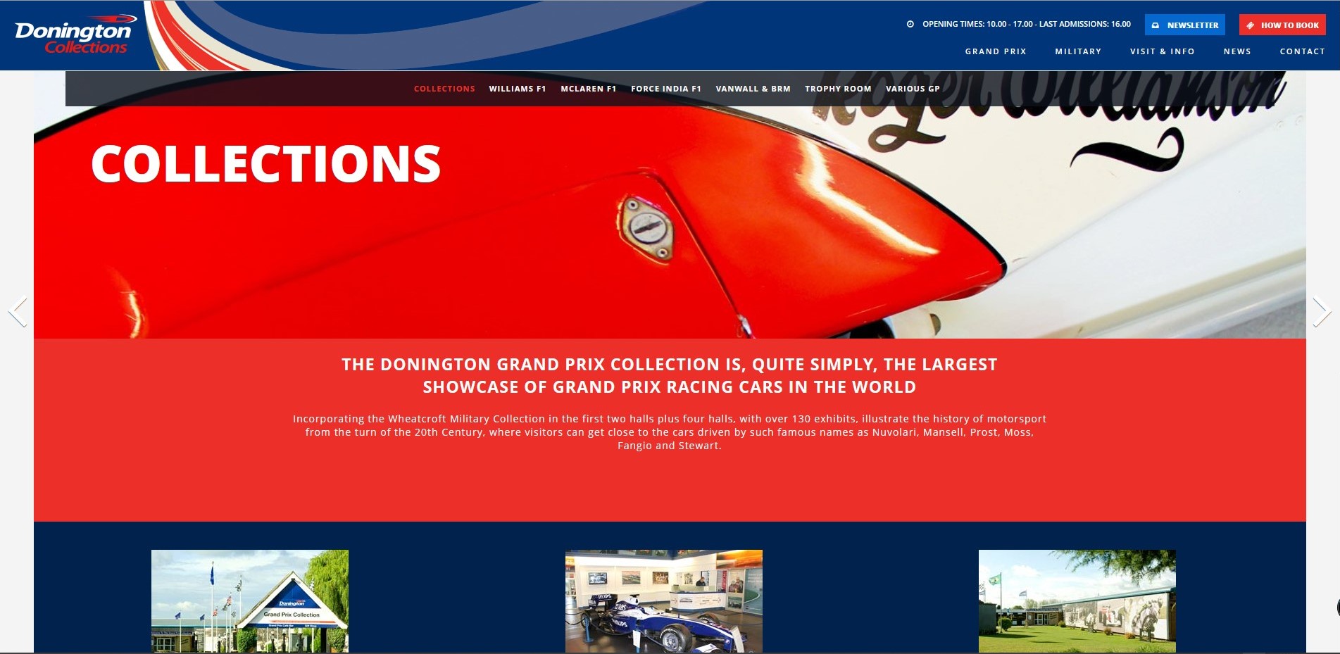 New website for Donington Collections